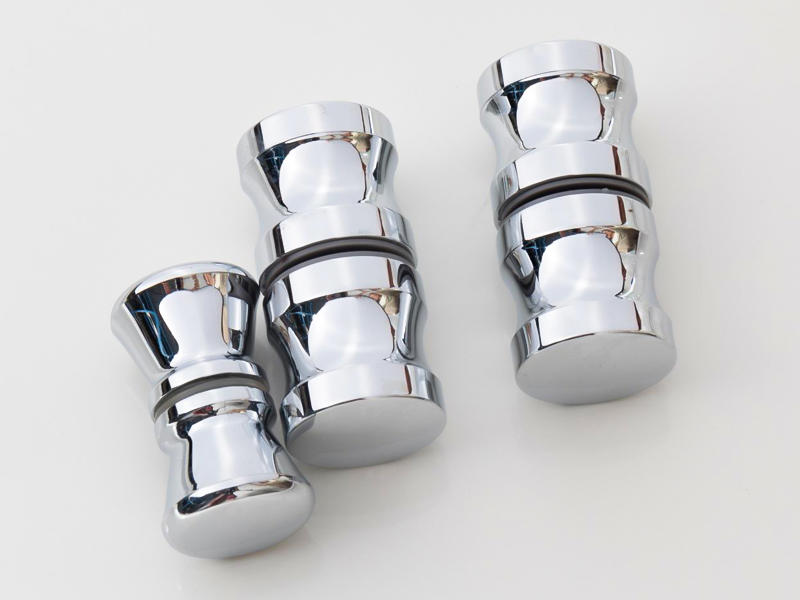 1H 욕실 유리문 플라스틱 원형 손잡이