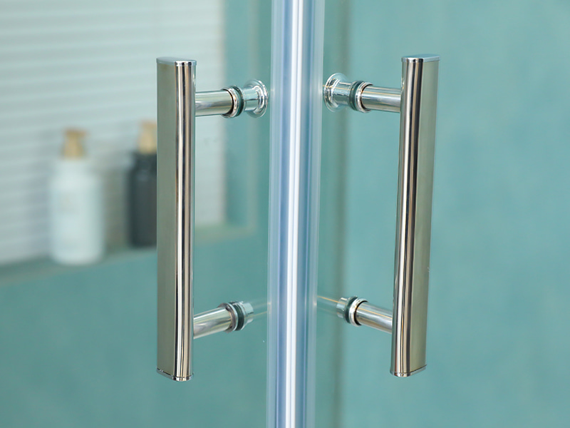 LA 높은 샤워 인클로저, 이중 구멍 손잡이, 트레이 포함 LA 높은 샤워 인클로저, 이중 구멍 손잡이, 트레이 포함