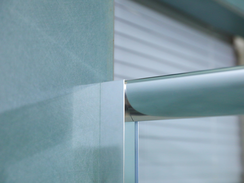 RE 크롬 알루미늄 프레임 강화 유리 사각 슬라이딩 샤워 인클로저(트레이 포함) RE 크롬 알루미늄 프레임 강화 유리 사각 슬라이딩 샤워 인클로저(트레이 포함)