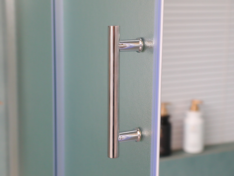 재 슬라이딩 샤워 enclosusre, 매트 템퍼레드 유리, 크롬 알루미늄 프로파일, 이중 구멍 손잡이, 트레이 재 슬라이딩 샤워 enclosusre, 매트 템퍼레드 유리, 크롬 알루미늄 프로파일, 이중 구멍 손잡이, 트레이