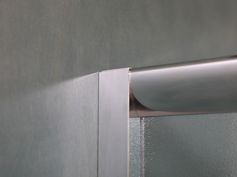 재 슬라이딩 샤워 enclosusre, 매트 템퍼레드 유리, 크롬 알루미늄 프로파일, 이중 구멍 손잡이, 트레이 재 슬라이딩 샤워 enclosusre, 매트 템퍼레드 유리, 크롬 알루미늄 프로파일, 이중 구멍 손잡이, 트레이