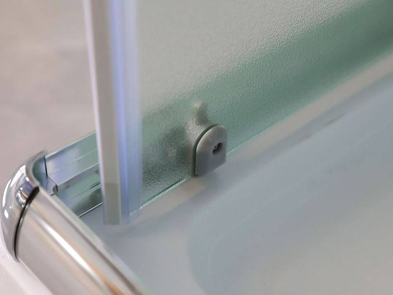 재 슬라이딩 샤워 enclosusre, 매트 템퍼레드 유리, 크롬 알루미늄 프로파일, 이중 구멍 손잡이, 트레이 재 슬라이딩 샤워 enclosusre, 매트 템퍼레드 유리, 크롬 알루미늄 프로파일, 이중 구멍 손잡이, 트레이