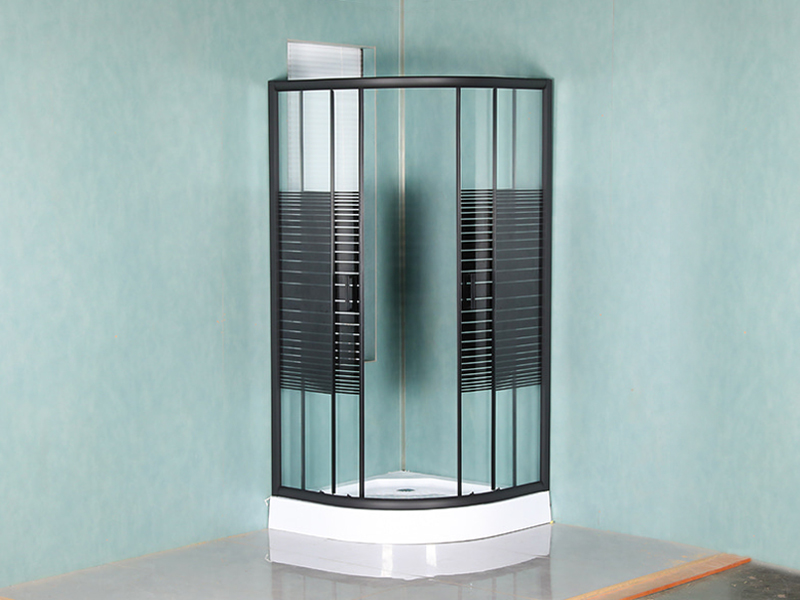 SE 검정색 알루미늄 프레임 슬라이딩 강화 유리 샤워 인클로저 SE 검정색 알루미늄 프레임 슬라이딩 강화 유리 샤워 인클로저